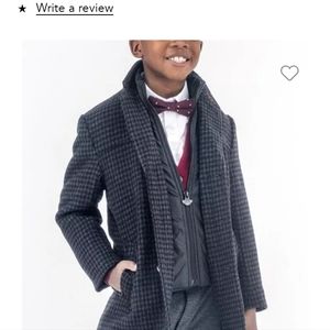 Appaman checked gotham coat sz 7